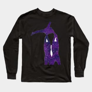 A women’s trio doing double support crocodile Long Sleeve T-Shirt